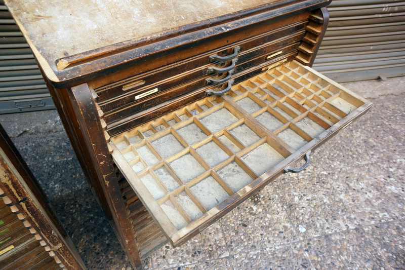 cajonera imprenta madera 109-126x88x64 112-130x93x63 1u